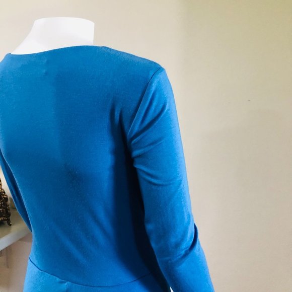 Bailey 44 Blue Midi Dress with Elegant Design - Picture 8 of 8